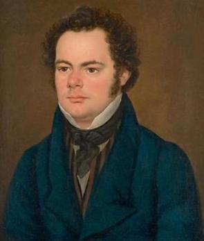 Retrato pintado de Franz Schubert