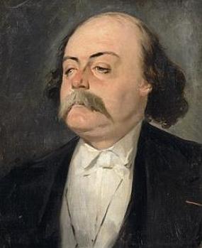 Retrato pintado de Gustave Flaubert