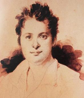 Retrato pintado de Honoré de Balzac jovem