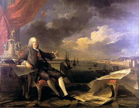 Retrato do Marques de Pombal numa obra de Louis-Michel van Loo