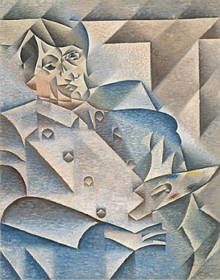 Retrato de Pablo Picasso, obra de Juan Gris