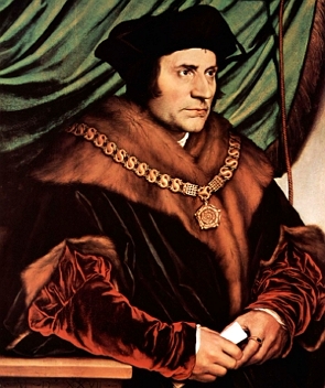 Retrato pintado de Thomas More