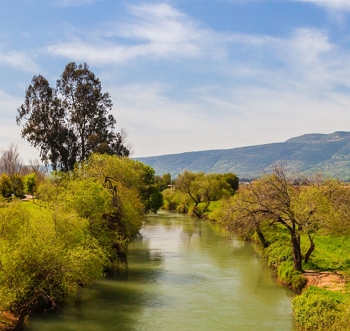 Rio Jord&atilde;o em Israel