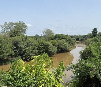 Foto do Rio N&iacute;ger na &Aacute;frica Ocidental