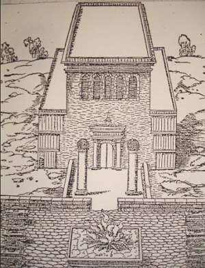 Representa&ccedil;&atilde;o do Templo de Salom&atilde;o