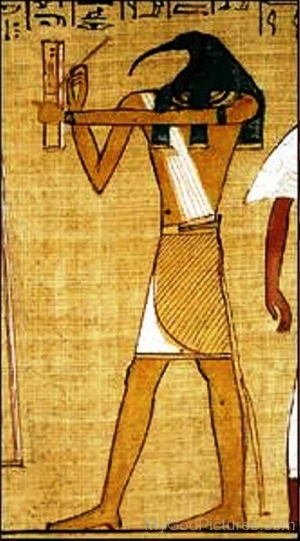 Imagem de Toth, deus da sabedoria no Egito Antigo