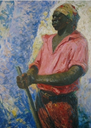 Pintura representando Zumbi dos Palmares